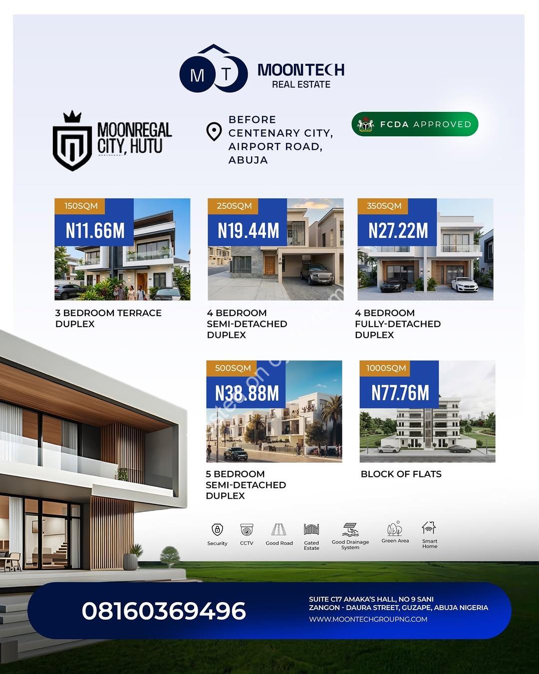 Your Gateway to Abuja’s Future: Own at Moonregal City