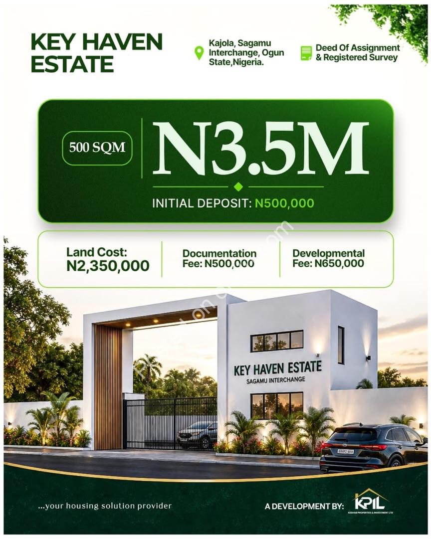 Secure Your 500sqm in Kajola from ₦3.5M