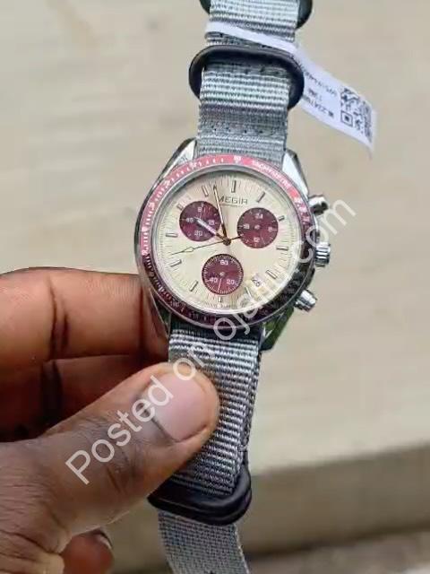 Elevate Your Style: The Megir Canvas Weave Watch – N40,000