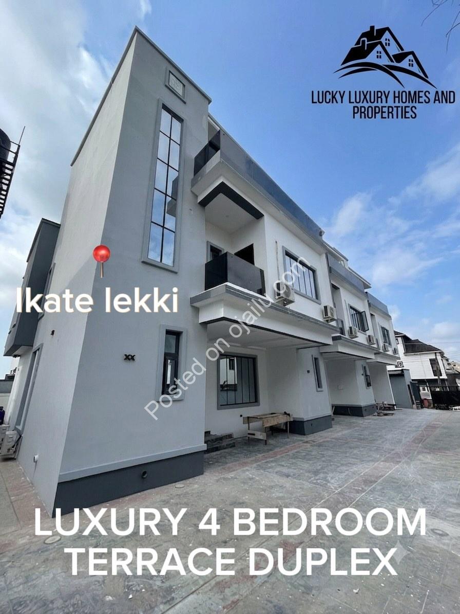 Ikate 4-Bed Terrace Duplex: Flawless Finishes & Prime Address