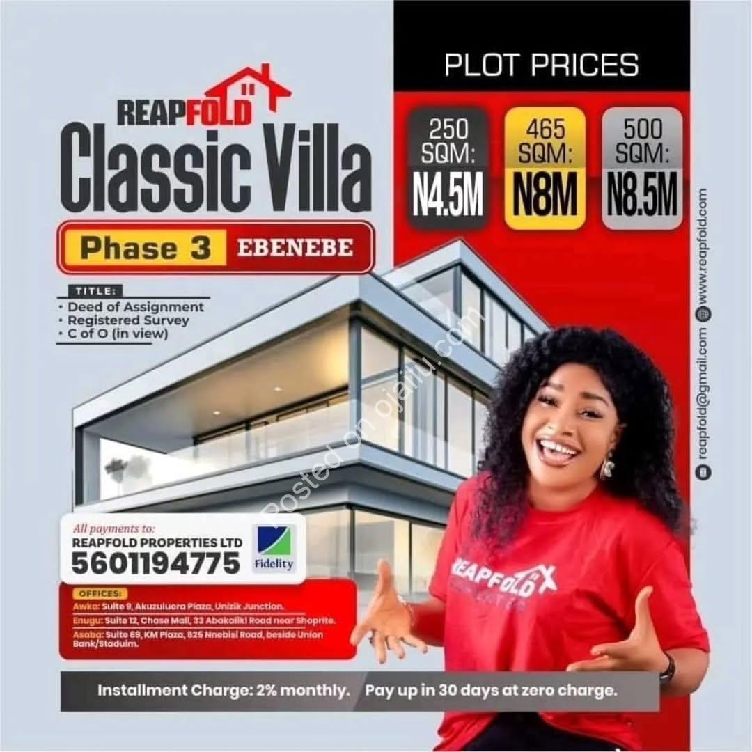 Own Land in Ebenebe from ₦4.5M – Secure Your Plot Today