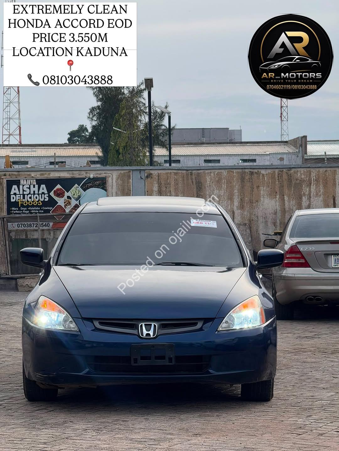 Mint Honda Accord EOD – Kaduna’s Best Deal