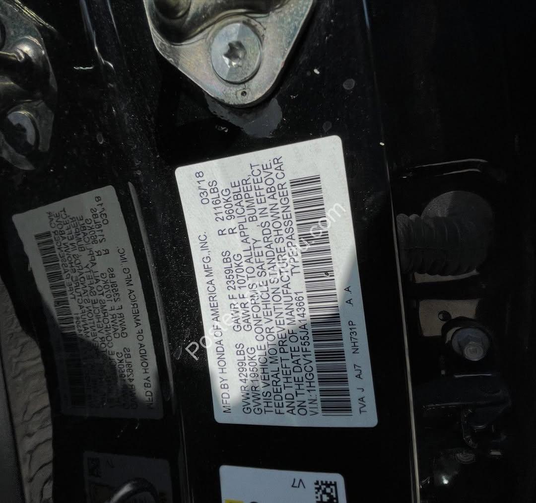 2018 Honda Accord: Sunroof, Keyless Go, 25.3M Only!