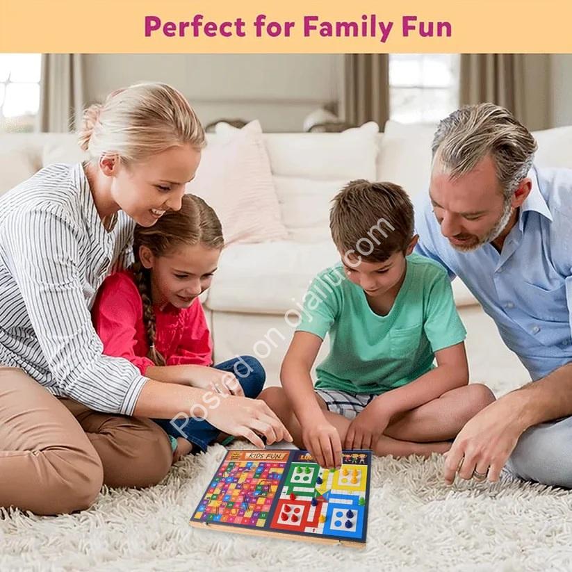 Ultimate 3-in-1 Wooden Family Fun
