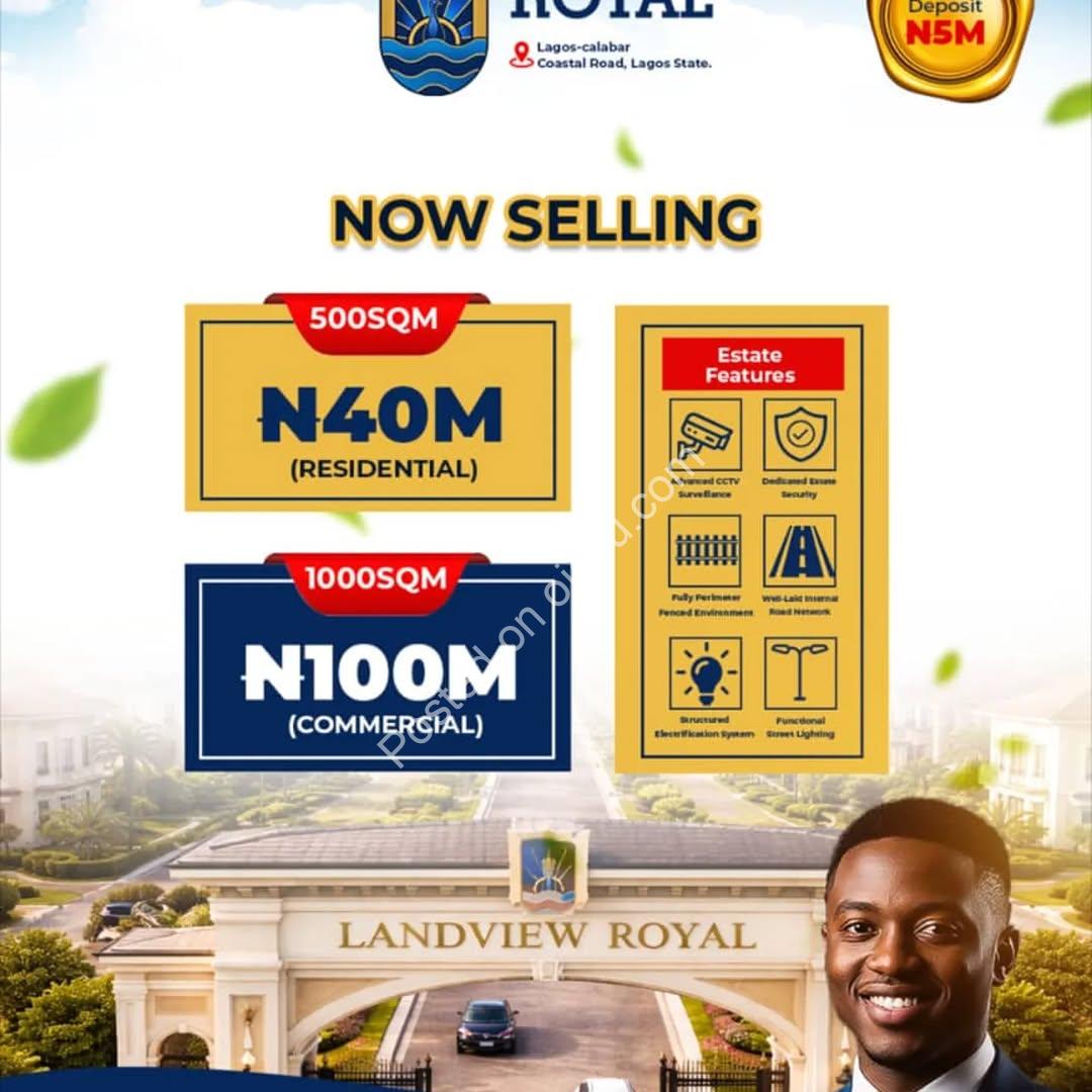 Secure Your Future at Lagos’ Prime Coastal Address