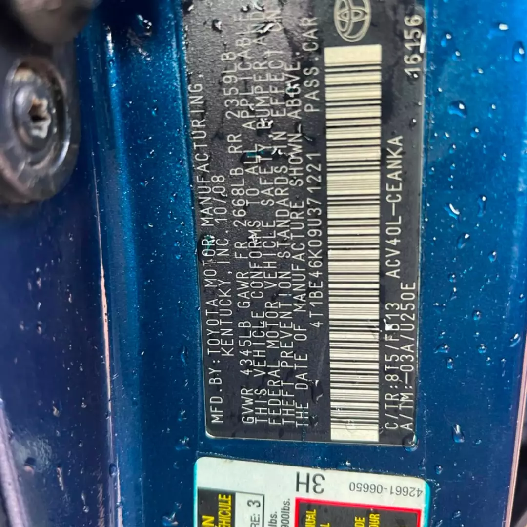 2008 Camry: Chilling AC, Engine & Gear   – Drive Home for 4.5M!