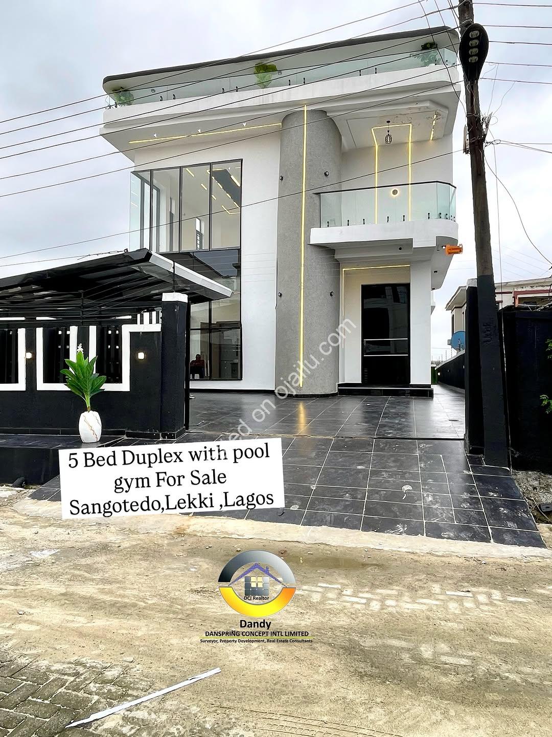 Swim, Sweat & Shine in This 5-Bed Sangotedo Duplex