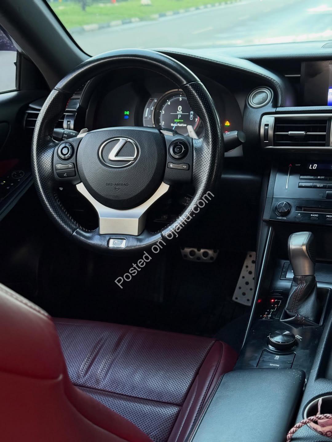 2014 Lexus IS250 F Sport – Original Duty, ₦23.5M