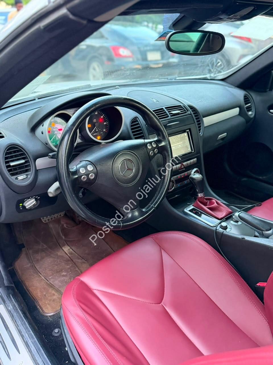 2005 Benz SLK350: Red Bucket Seats & Genuine Duty – 8.6M