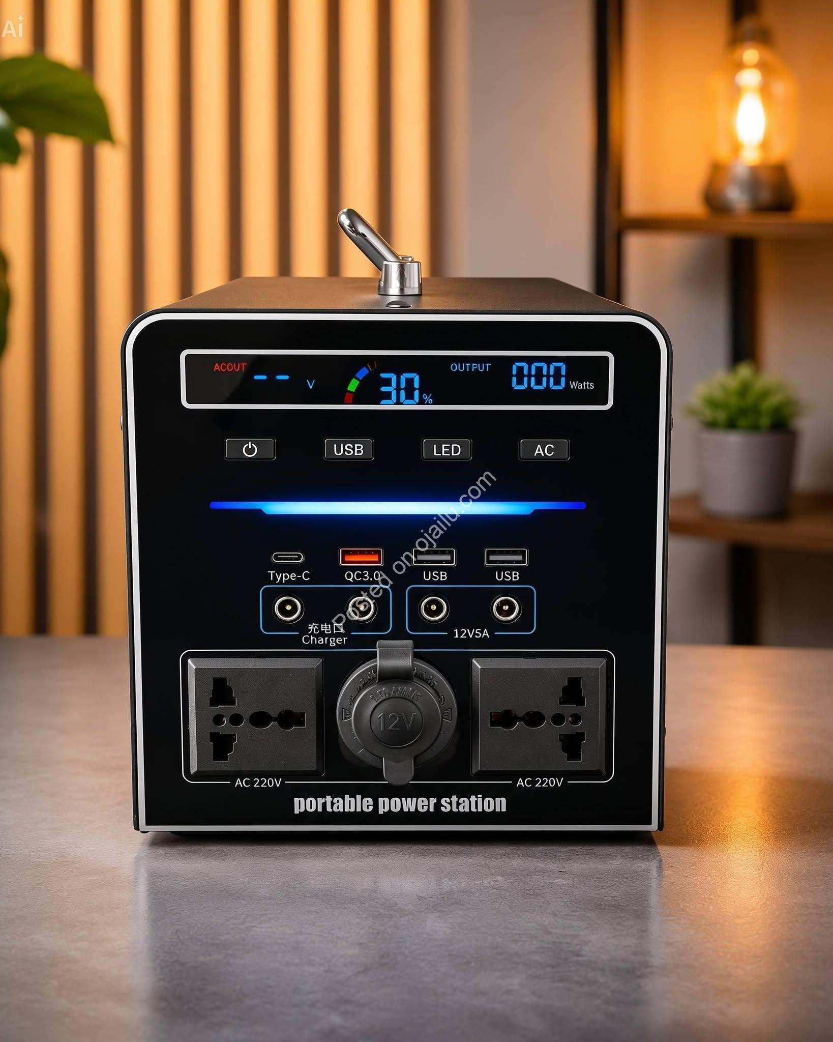 Power Your Home & Office Anywhere – 600W Solar Generator