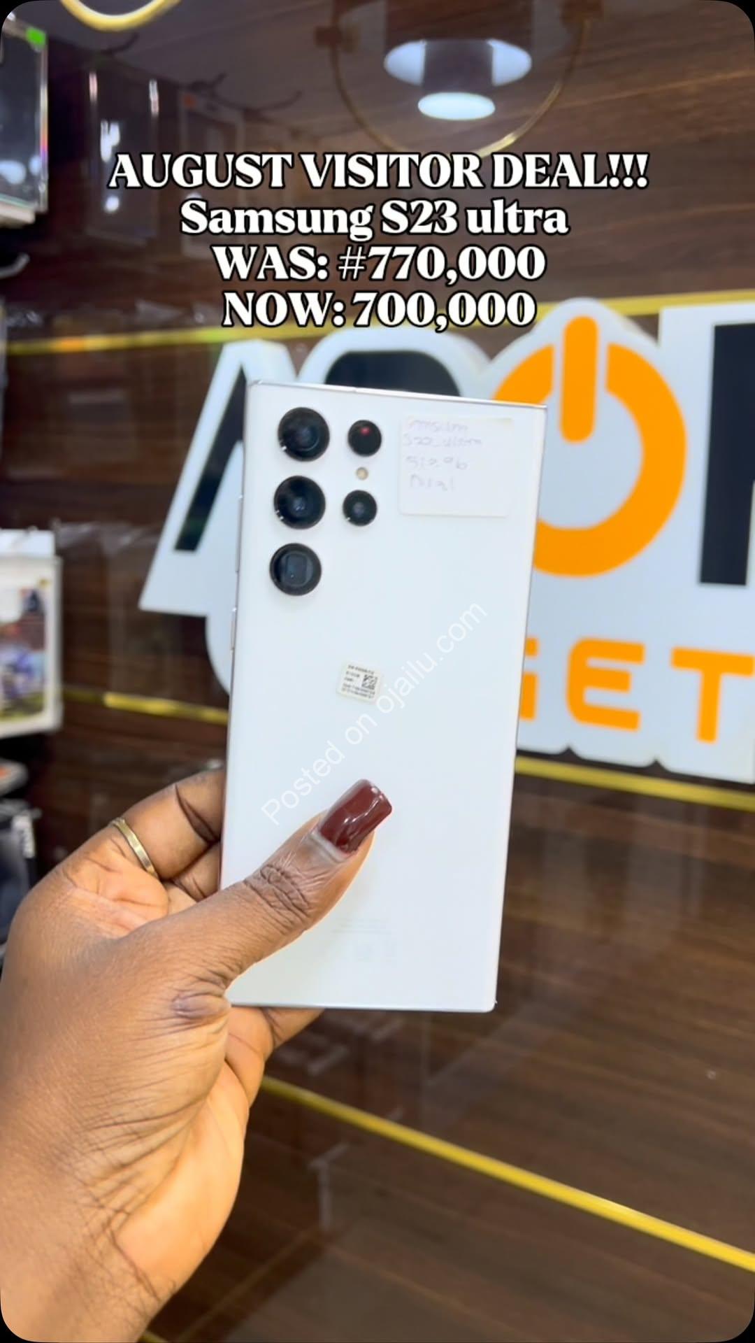 Samsung S23 Ultra: 70K OFF! DM to Claim