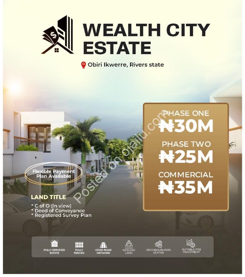 Own Land Near PH Airport – C of O Ready!