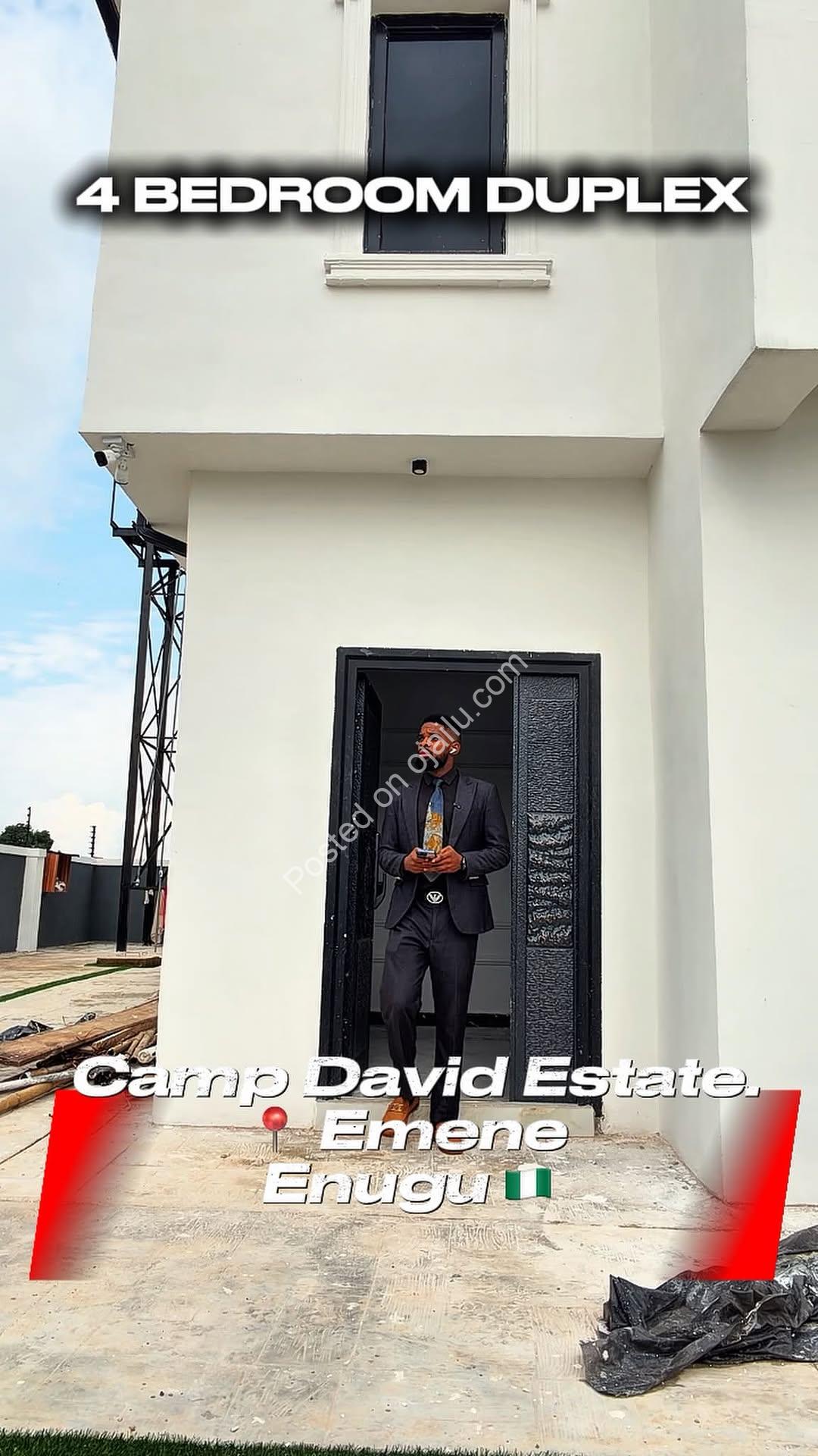 4-Bed En-Suite Duplex in Camp David Estate – ₦150M Investment Gold
