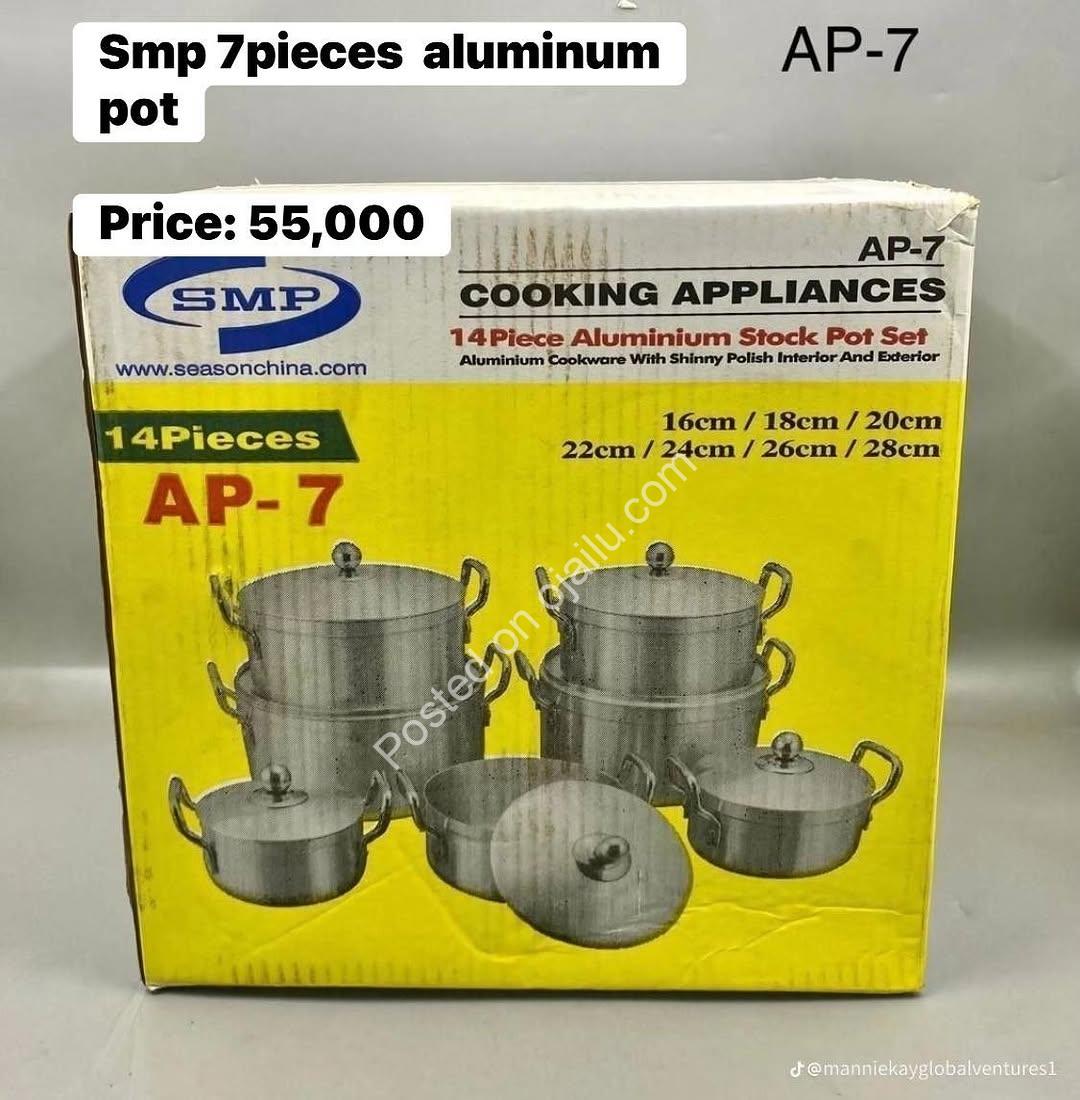 Cook Like a Pro: 7-Piece Aluminum Pot Set!