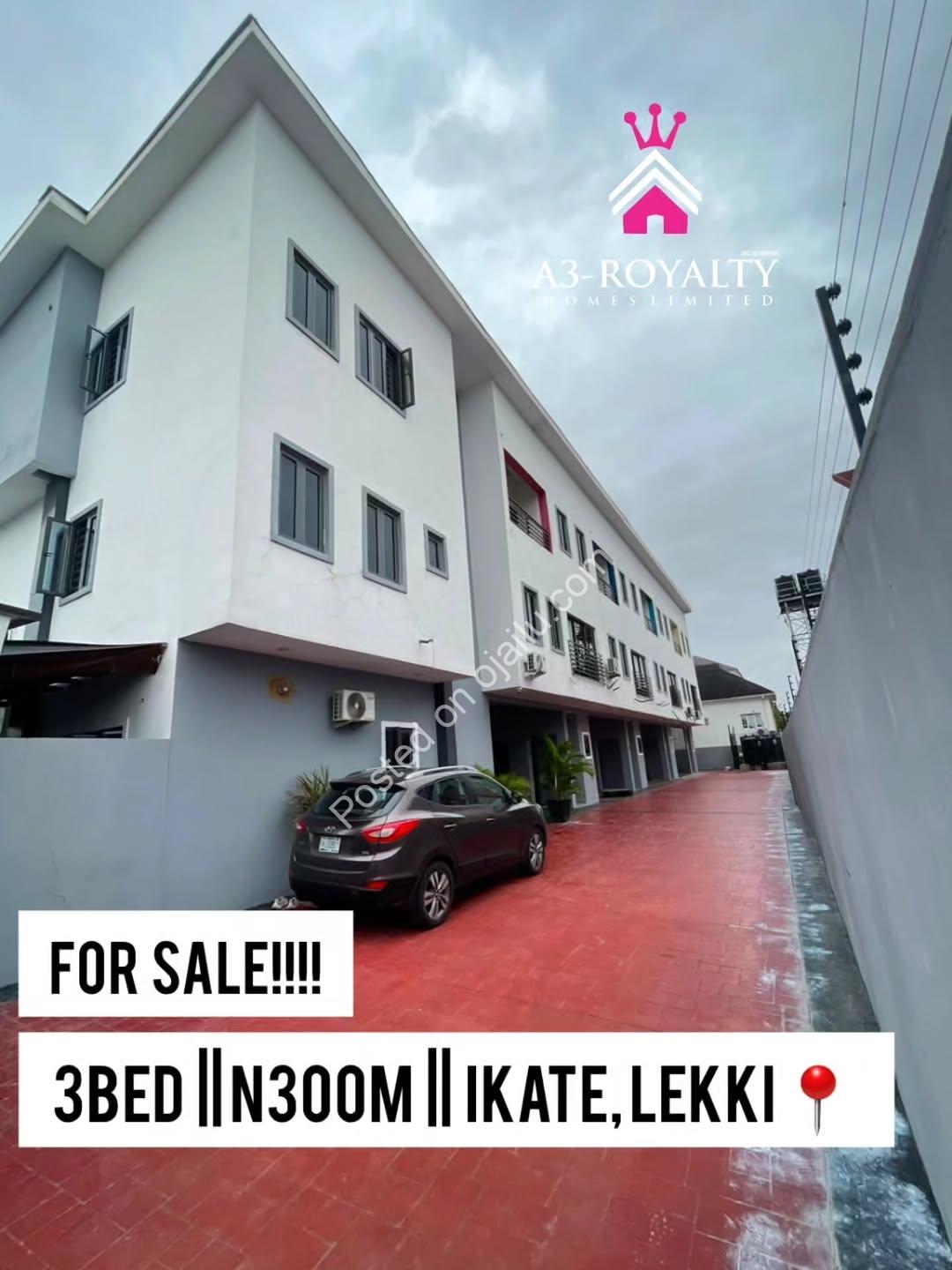 Ikate’s Finest: 3BR Serviced Apartment, ₦300M
