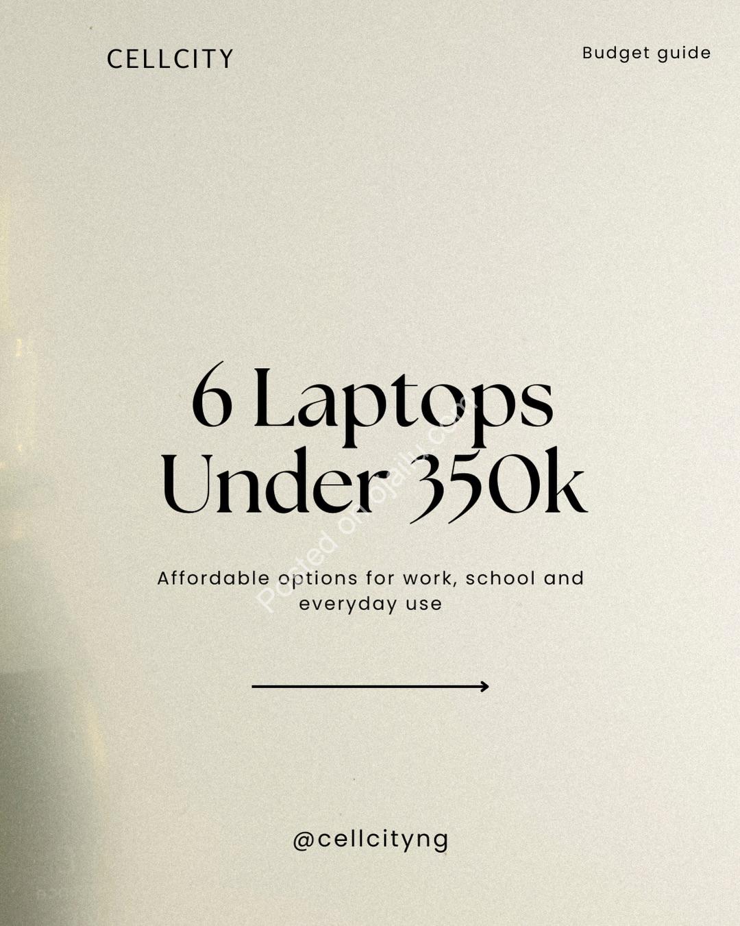 Laptops Under ₦340K? Yes, Please!