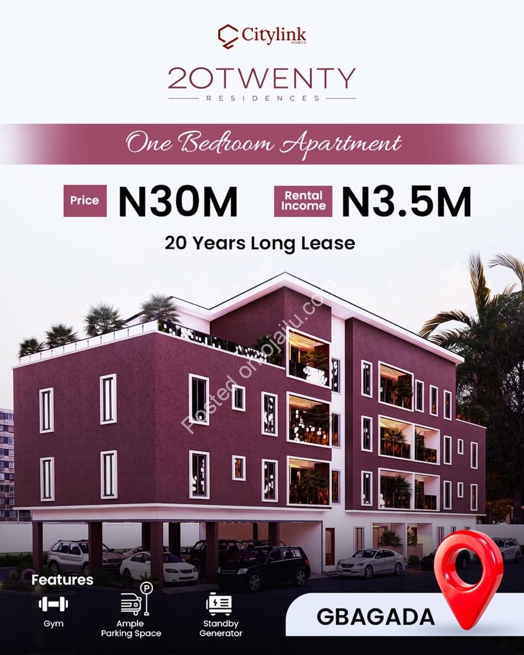 ₦30M Gbagada Gem: 8% Yield, 20-Yr Lease
