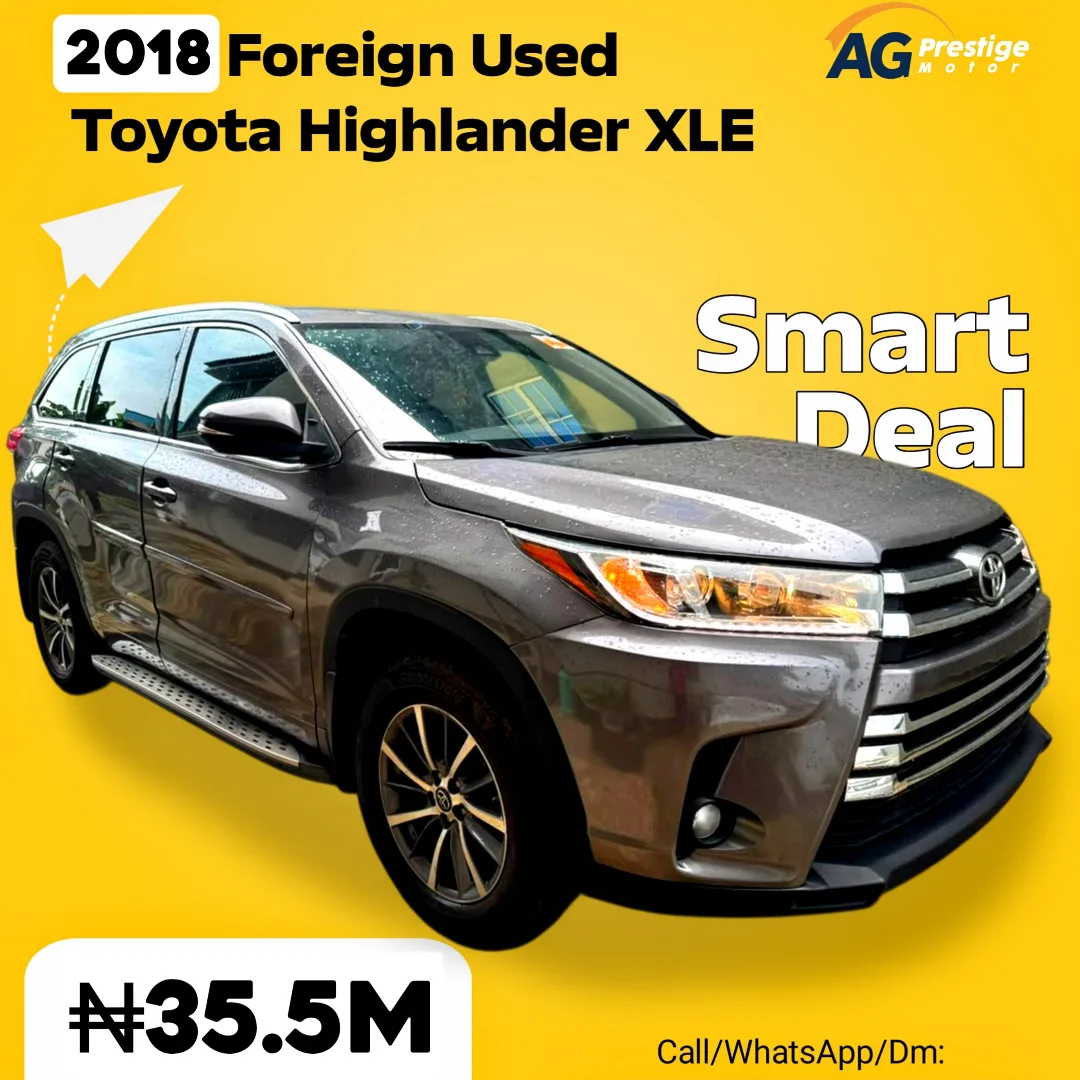Toyota Highlander XLE, 2018 – Premium Ride, Smart Price!