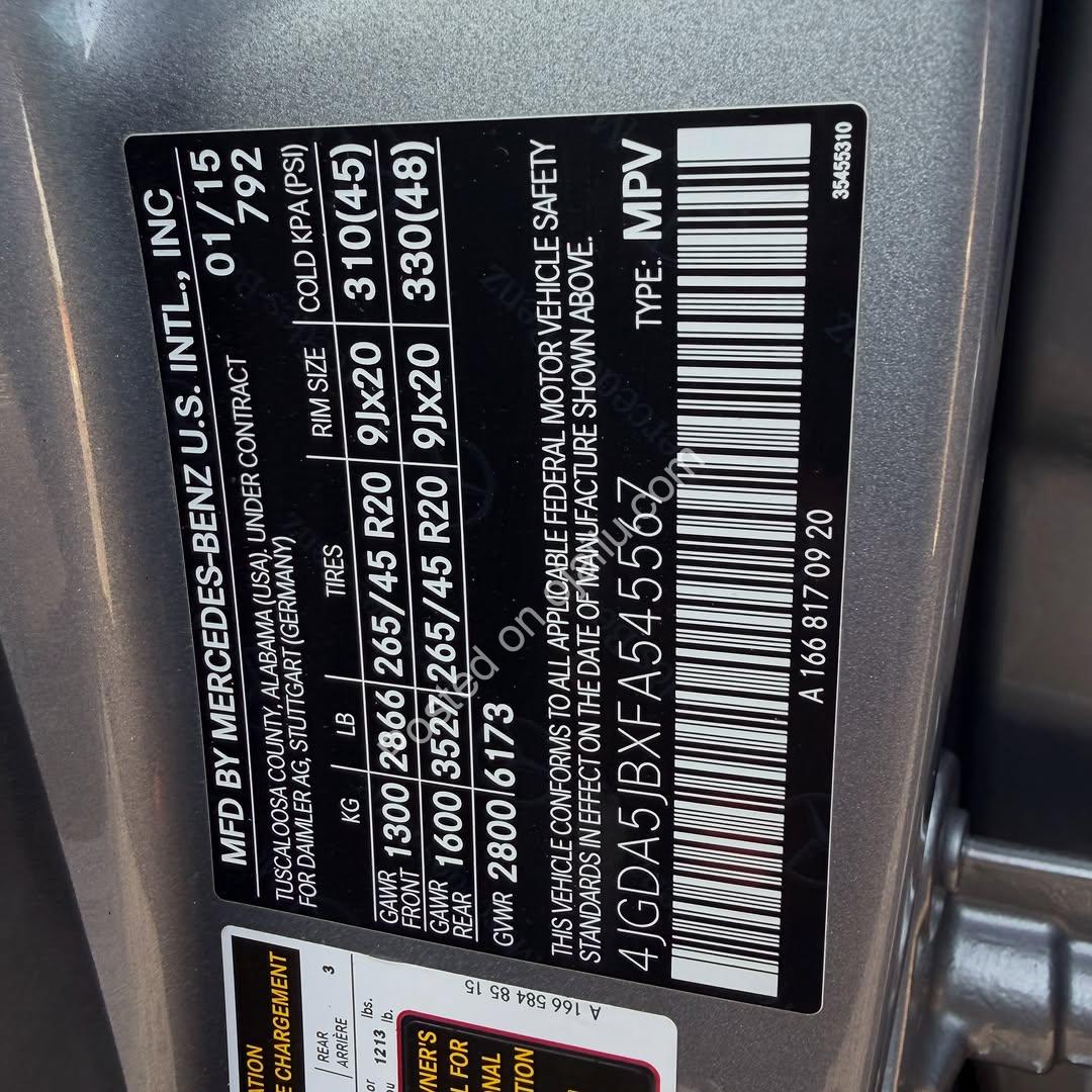 2015 Mercedes ML350: Duty-Paid, Panoramic Roof & 360° Cam