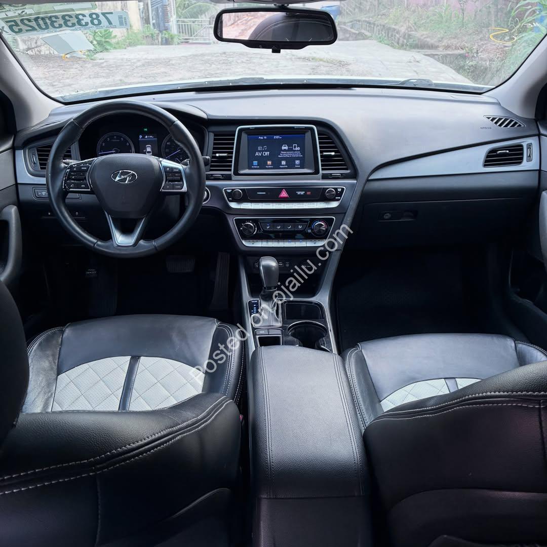 Pearl White Sonata: 89k Miles, Smart Tech!