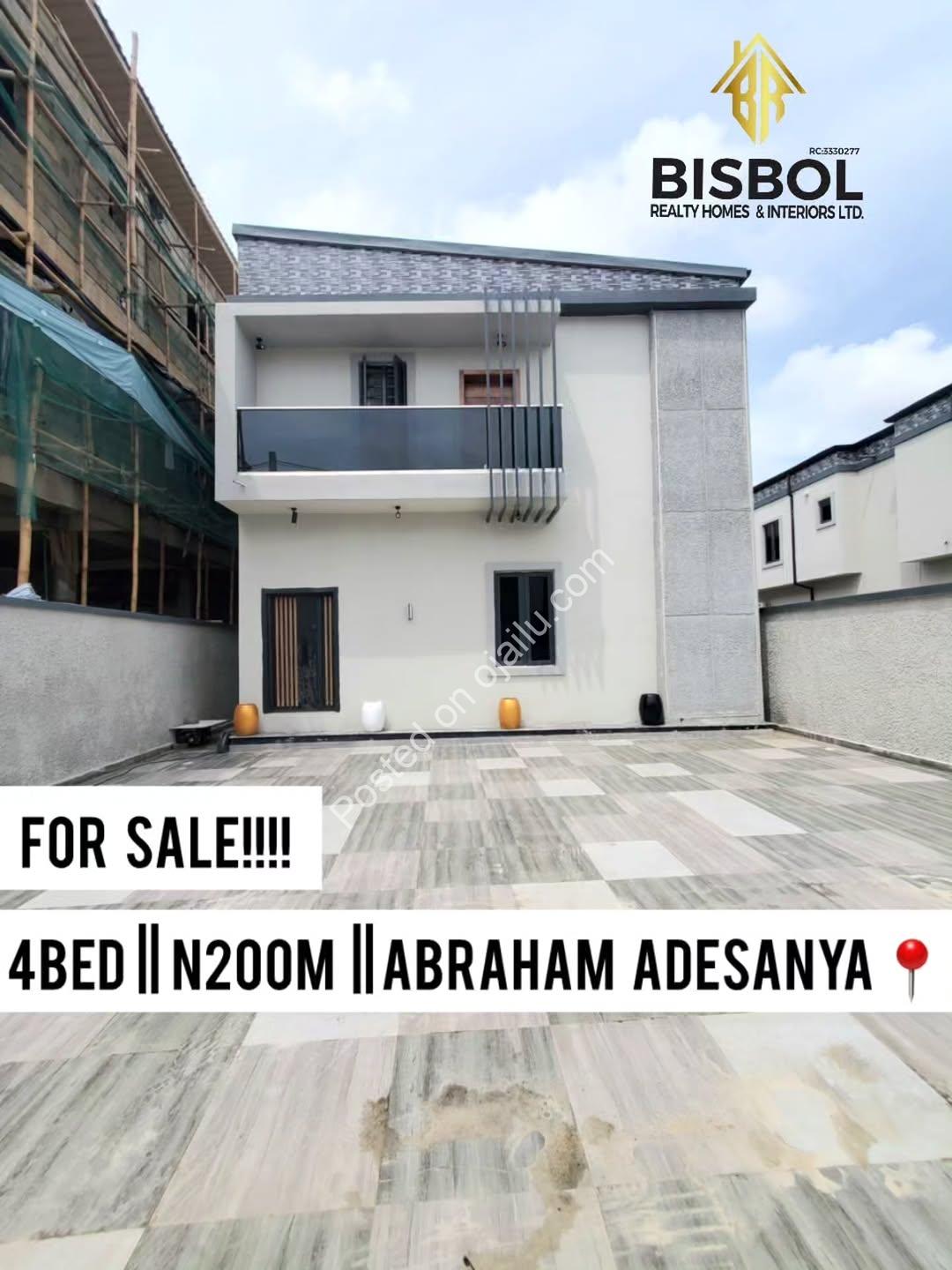 Move-In Ready 4BR Duplex with Pool in Lekki