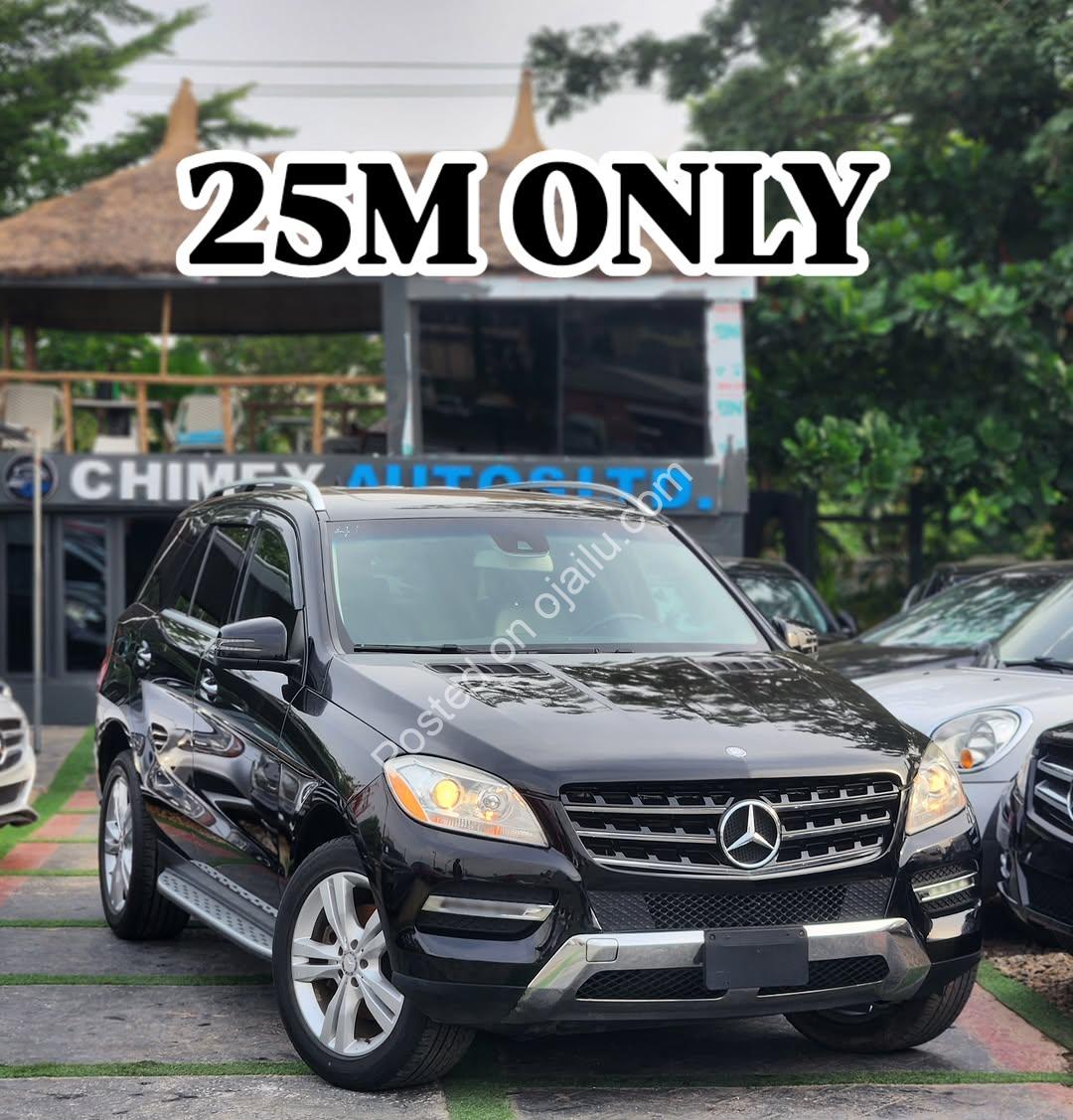 Black on Black ML 350 – Pure Luxury at ₦25M