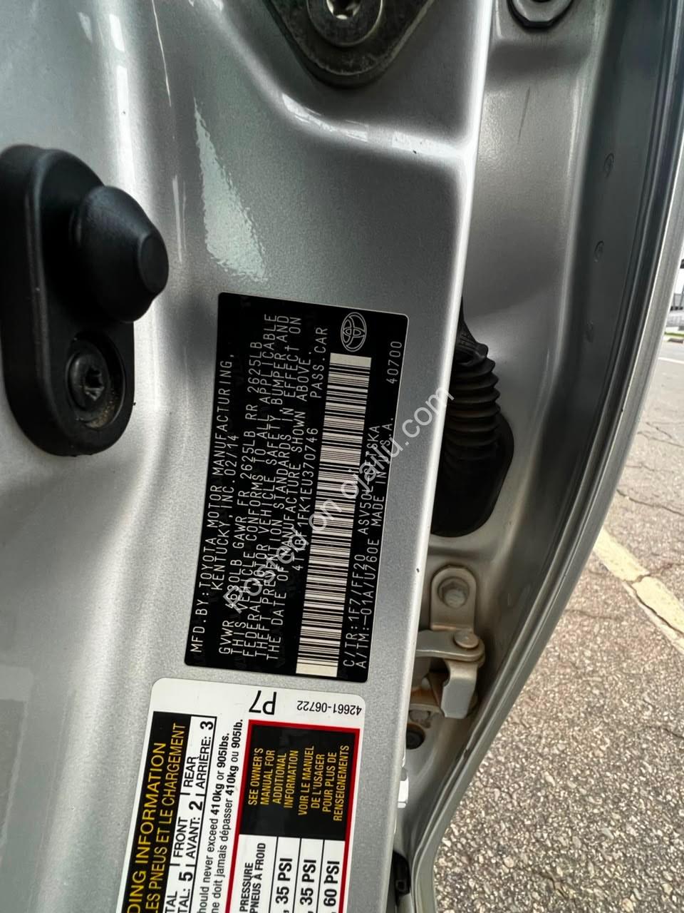 2014 Toyota Camry SE – Pristine & Unregistered!