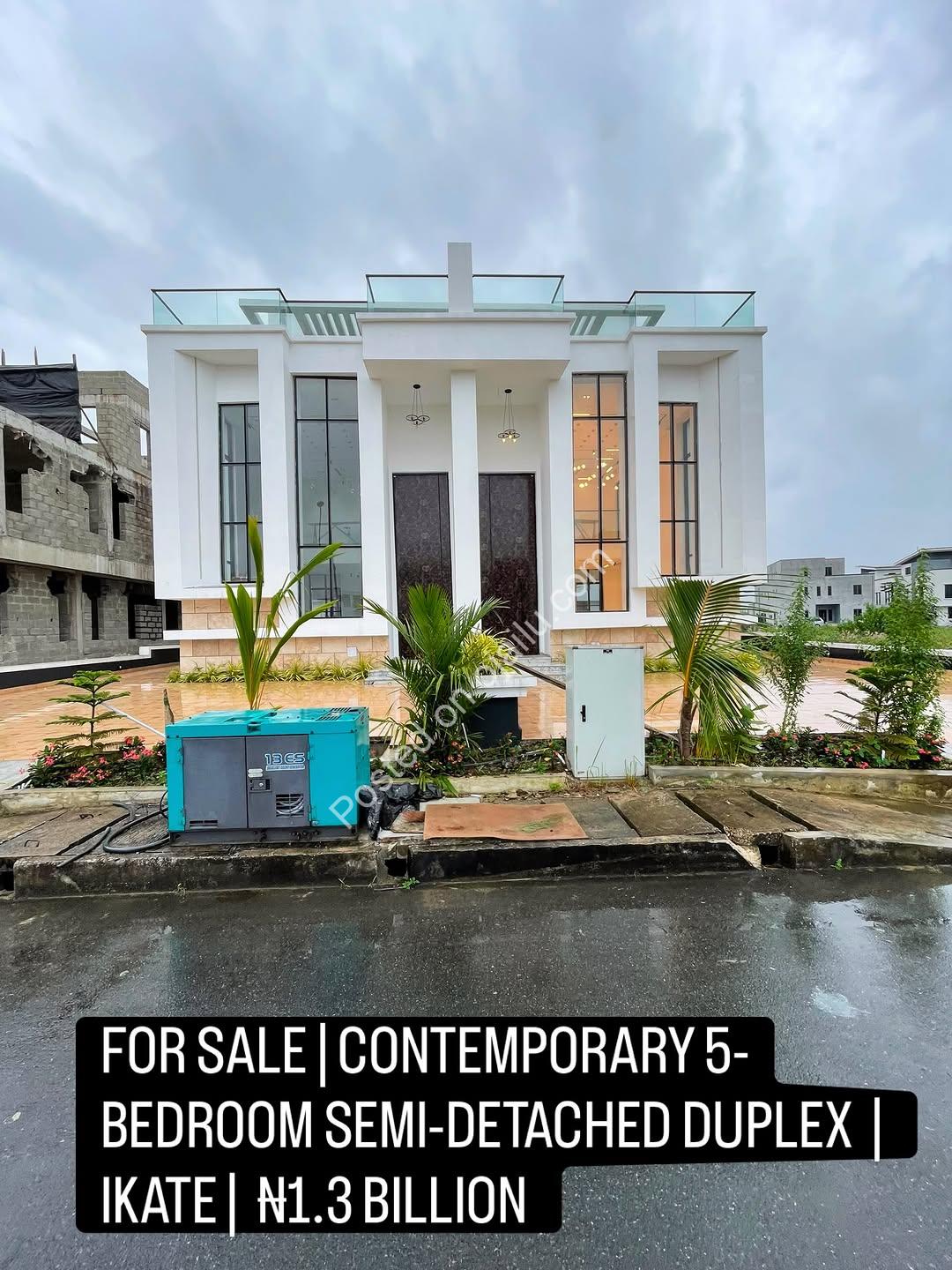Ikate Duplex: Cinema, Pool & Gym for ₦1.3B