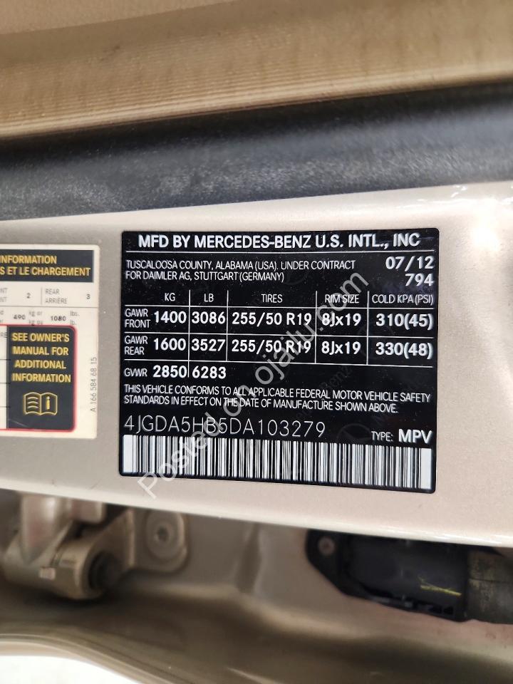 2013 Mercedes ML350 4MATIC – N16M Run N’ Drive Luxury SUV