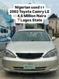 Ultra-Reliable 2003 Camry V6—Clean Lagos Ride!