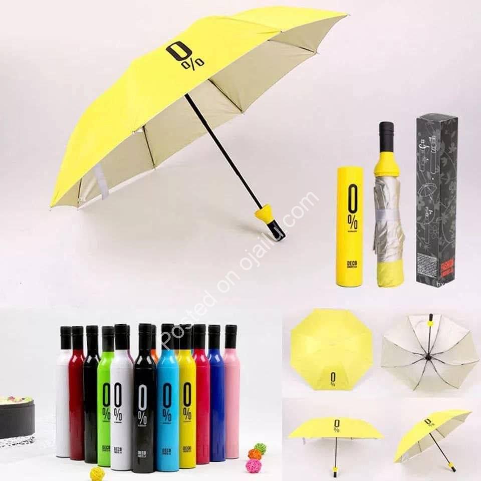 Pocket-Ready Rain Shield: Bottle Umbrella That Fits Anywhere