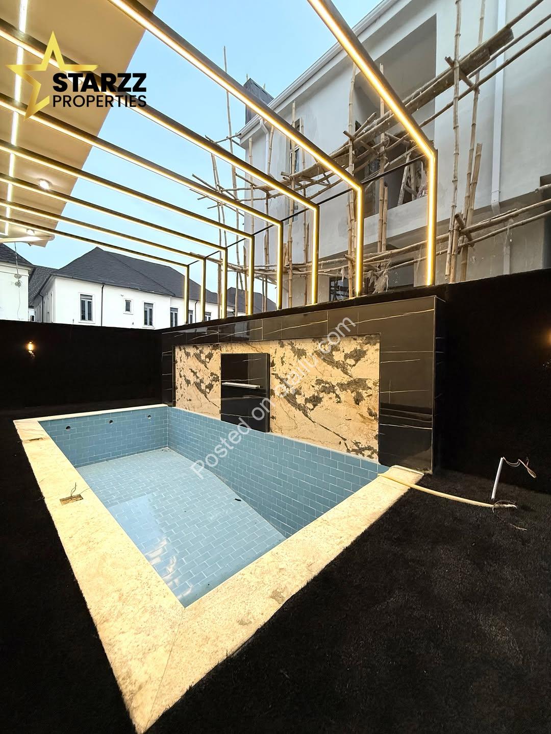5-Bed Smart Duplex with Pool in Secure Lekki Estate