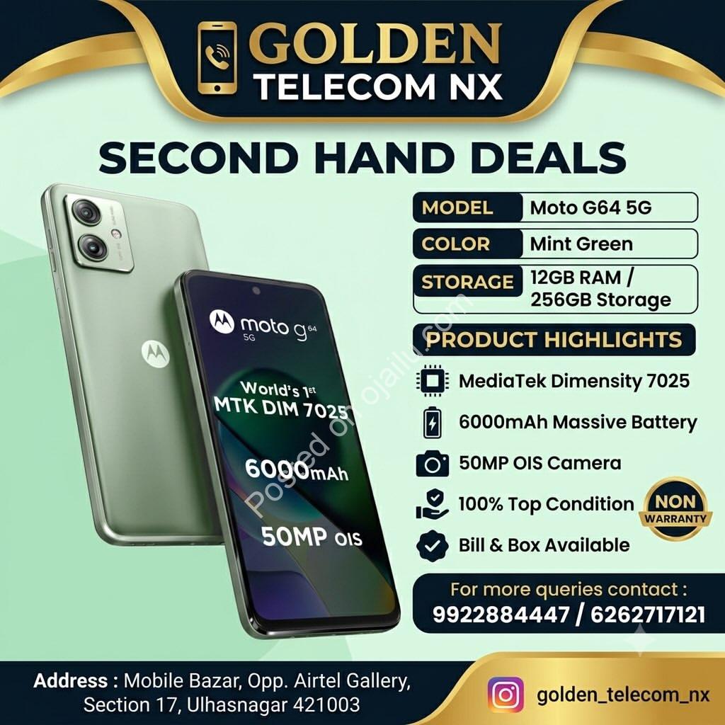Moto G64 5G: 12GB/256GB + 6000mAh Beast!