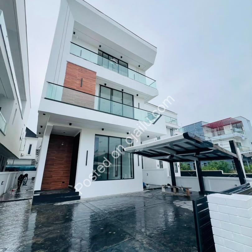 5-Bed Detached Duplex W/ Pool at Ikota, Lekki