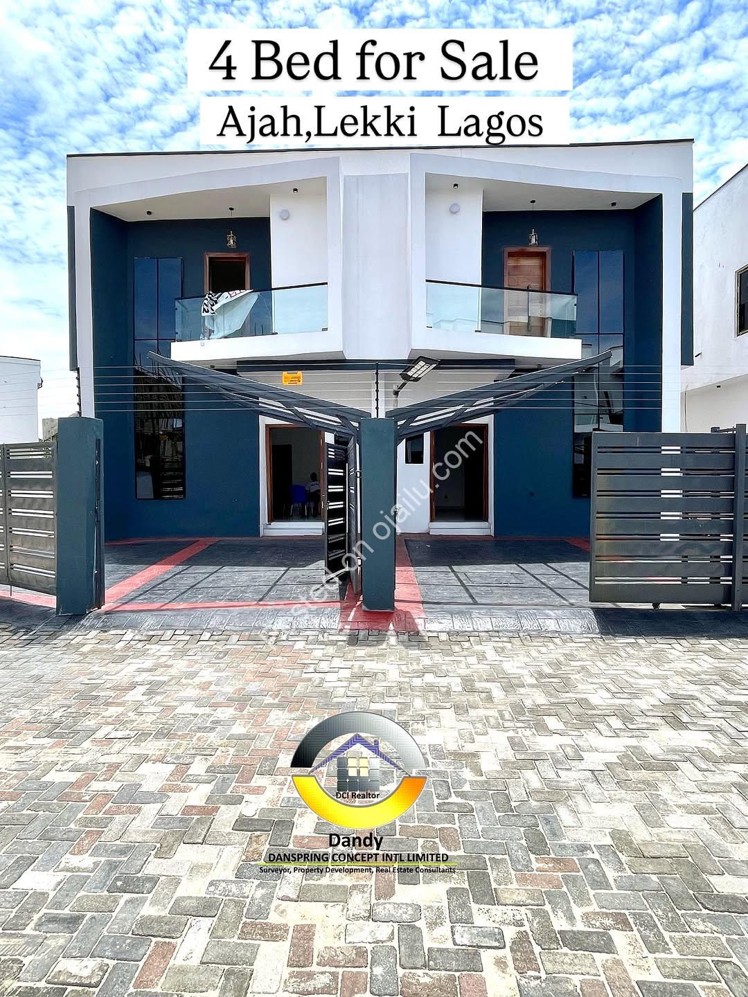 Smart 4-Bed Ensuite Duplex + BQ in Secure Ajah Estate