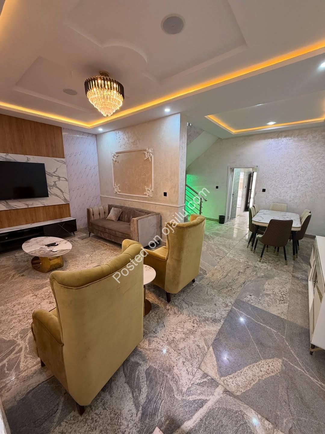 4-Bedroom Terrace Duplex + BQ in Guzape