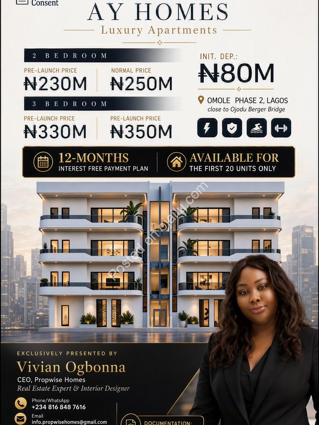 Own Omole Phase 2’s Finest 2 & 3-Bed Apartments