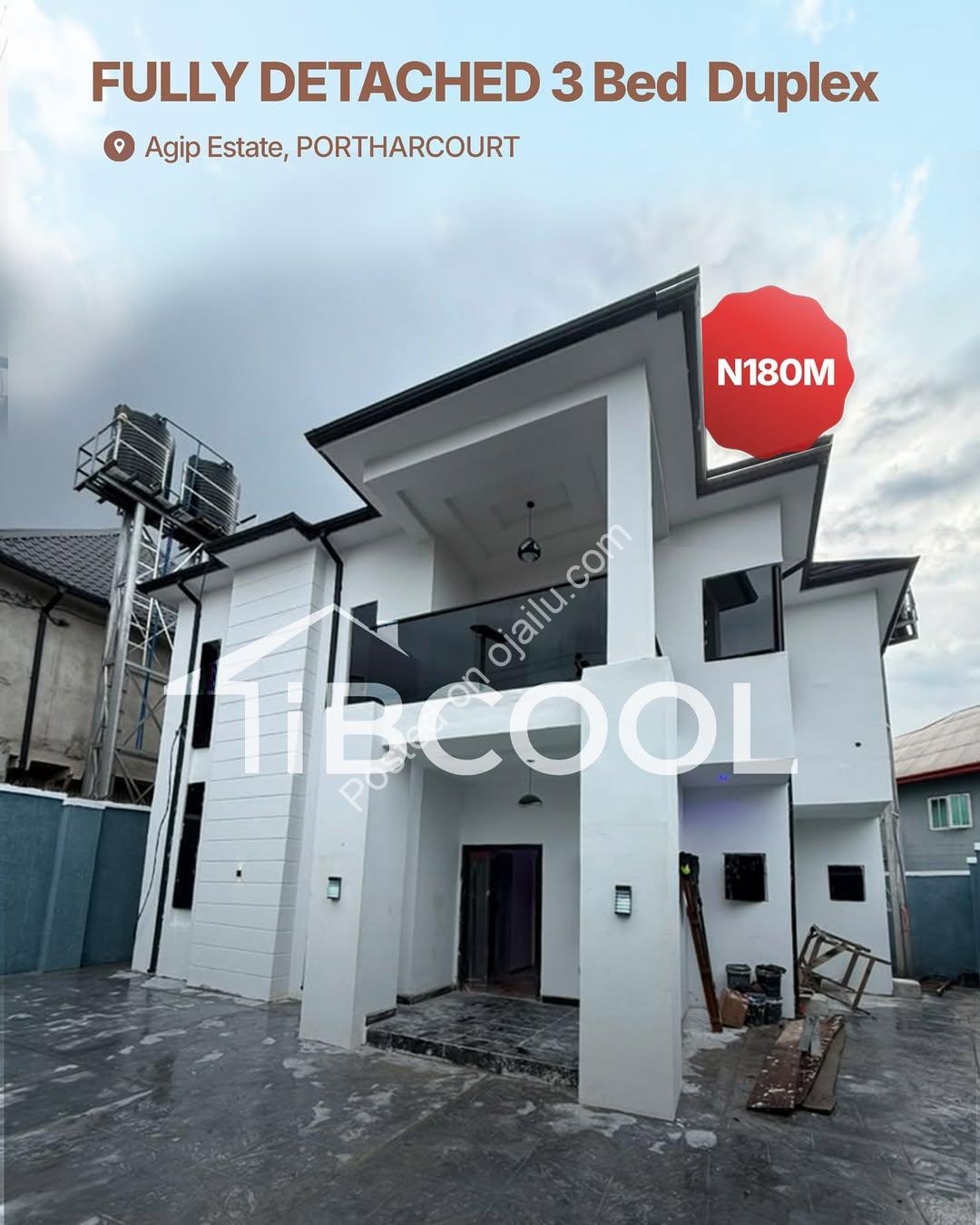 Stunning 3-Bed Detached Duplex in Agip Estate