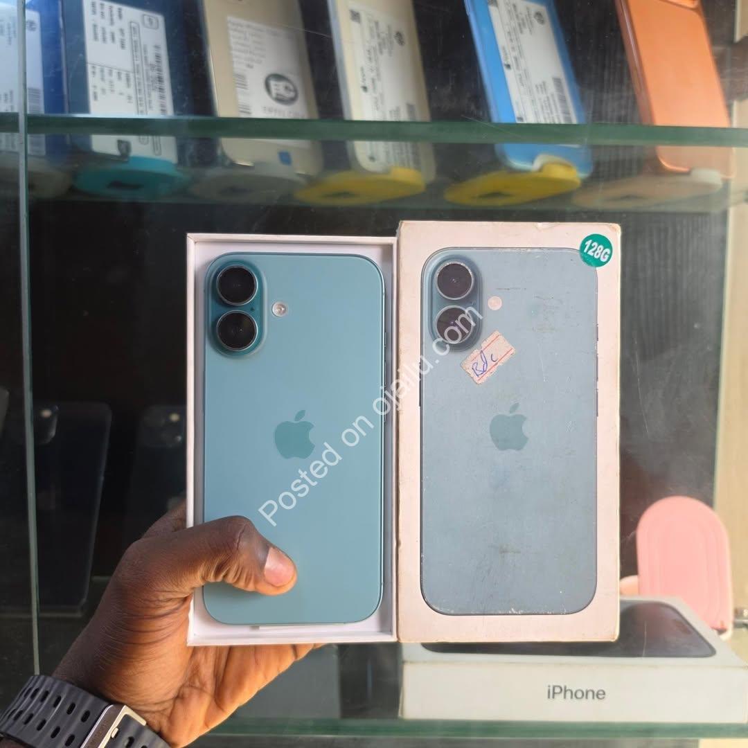 Pristine iPhone 16 128GB Teal – Open Box Steal at ₦900K