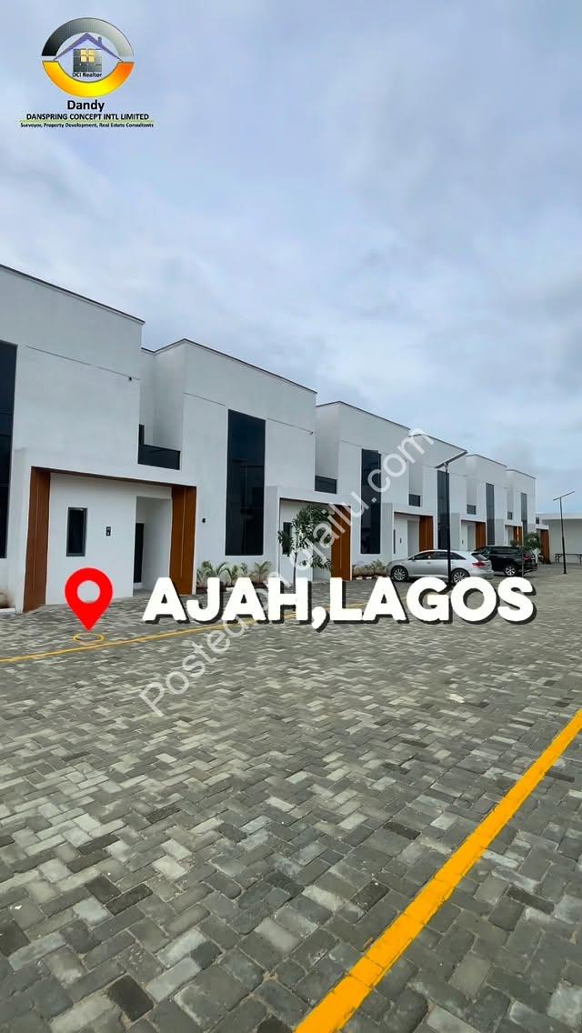 Own A Stunning 3-Bed Terrace + BQ In Ajah
