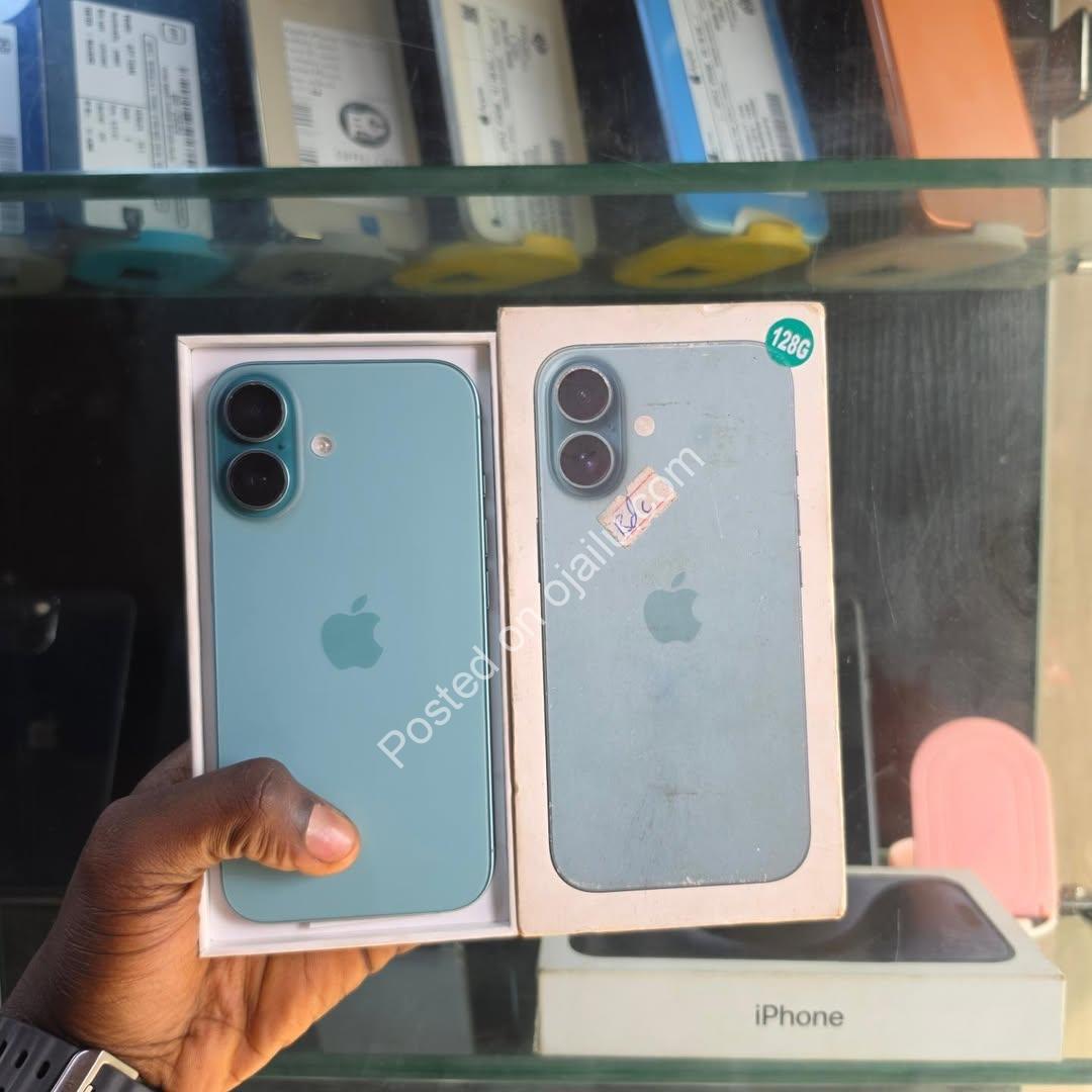Pristine iPhone 16 128GB Teal – Open Box Steal at ₦900K