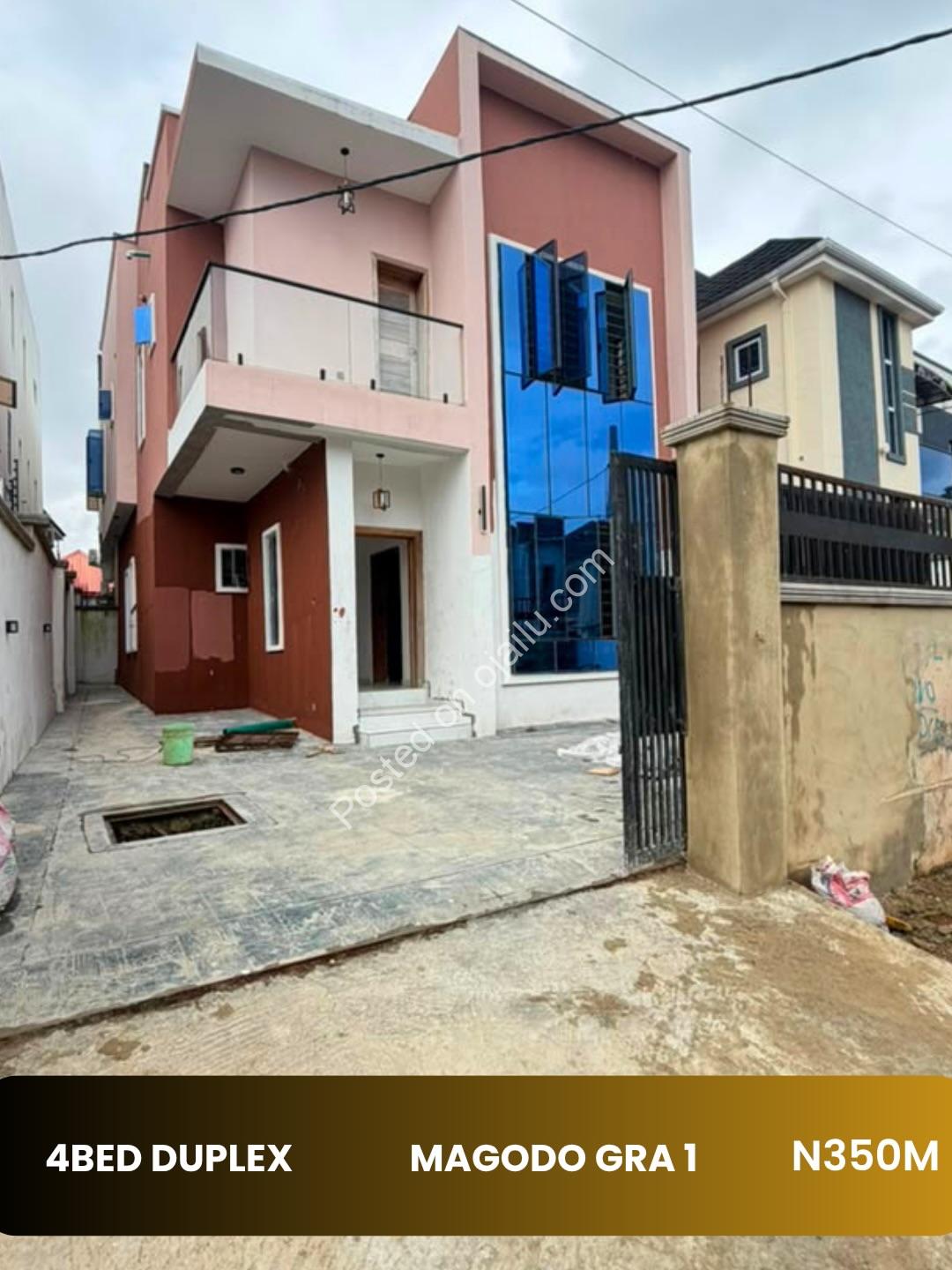 4-Bed En-Suite Duplex in Prime Magodo GRA
