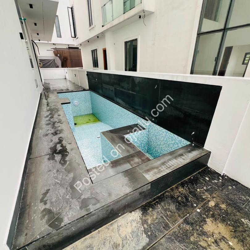 5-Bed Detached Duplex W/ Pool at Ikota, Lekki