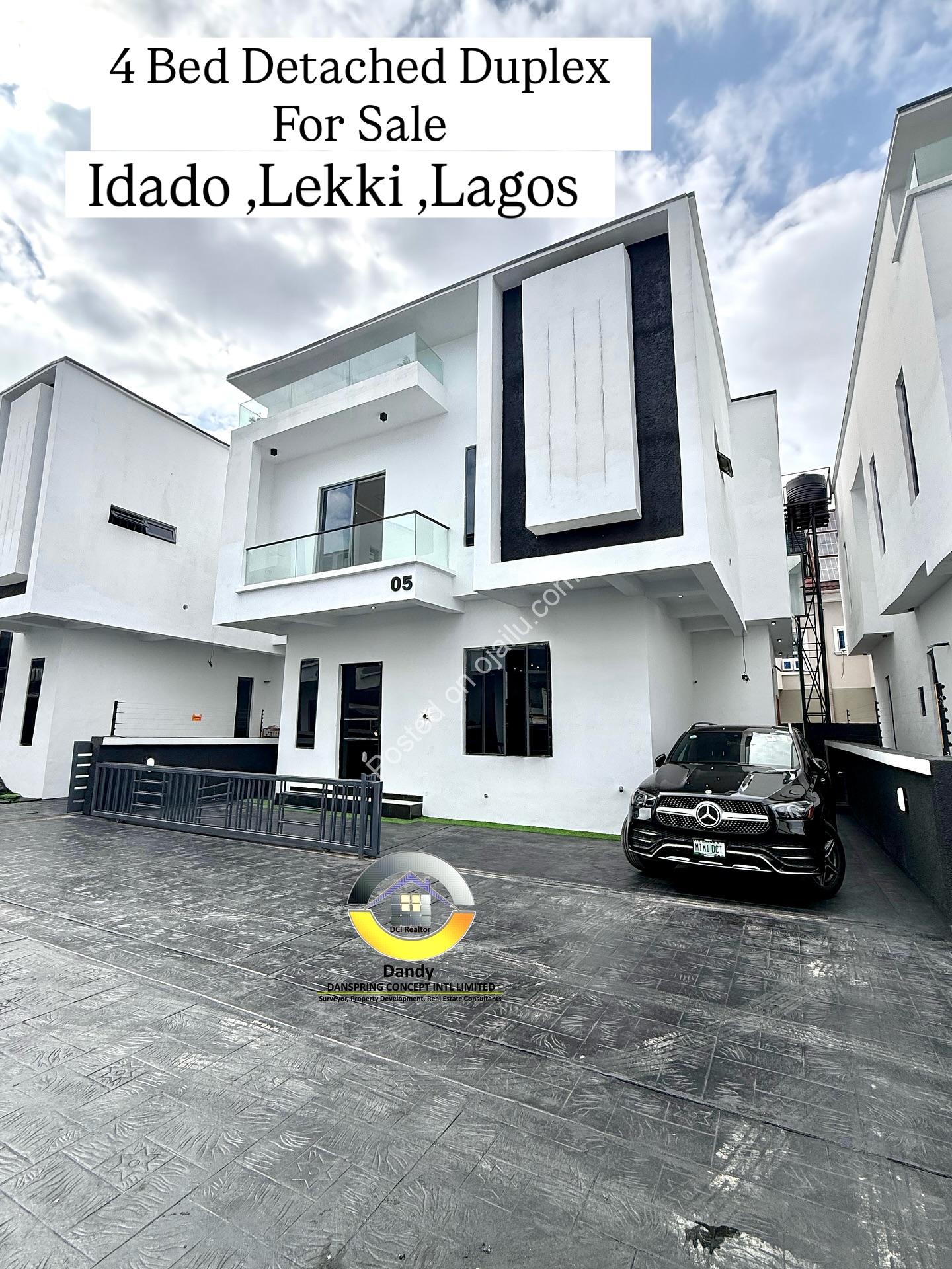 4-Bed Corner Duplex w/ Gov’t Consent in Idado