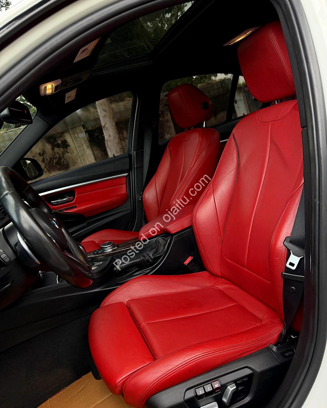 2017 BMW 340i – White on Red Leather, Only 36K Miles