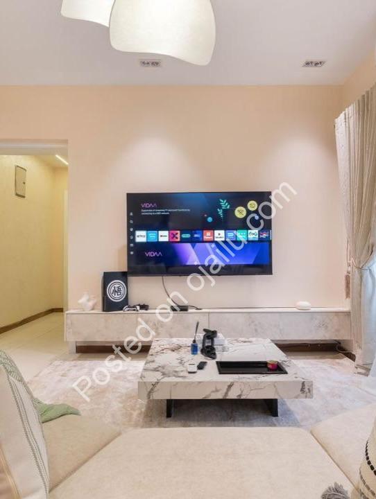 Fully Furnished 1-Bed Lekki Gem with Private Cinema & Pool