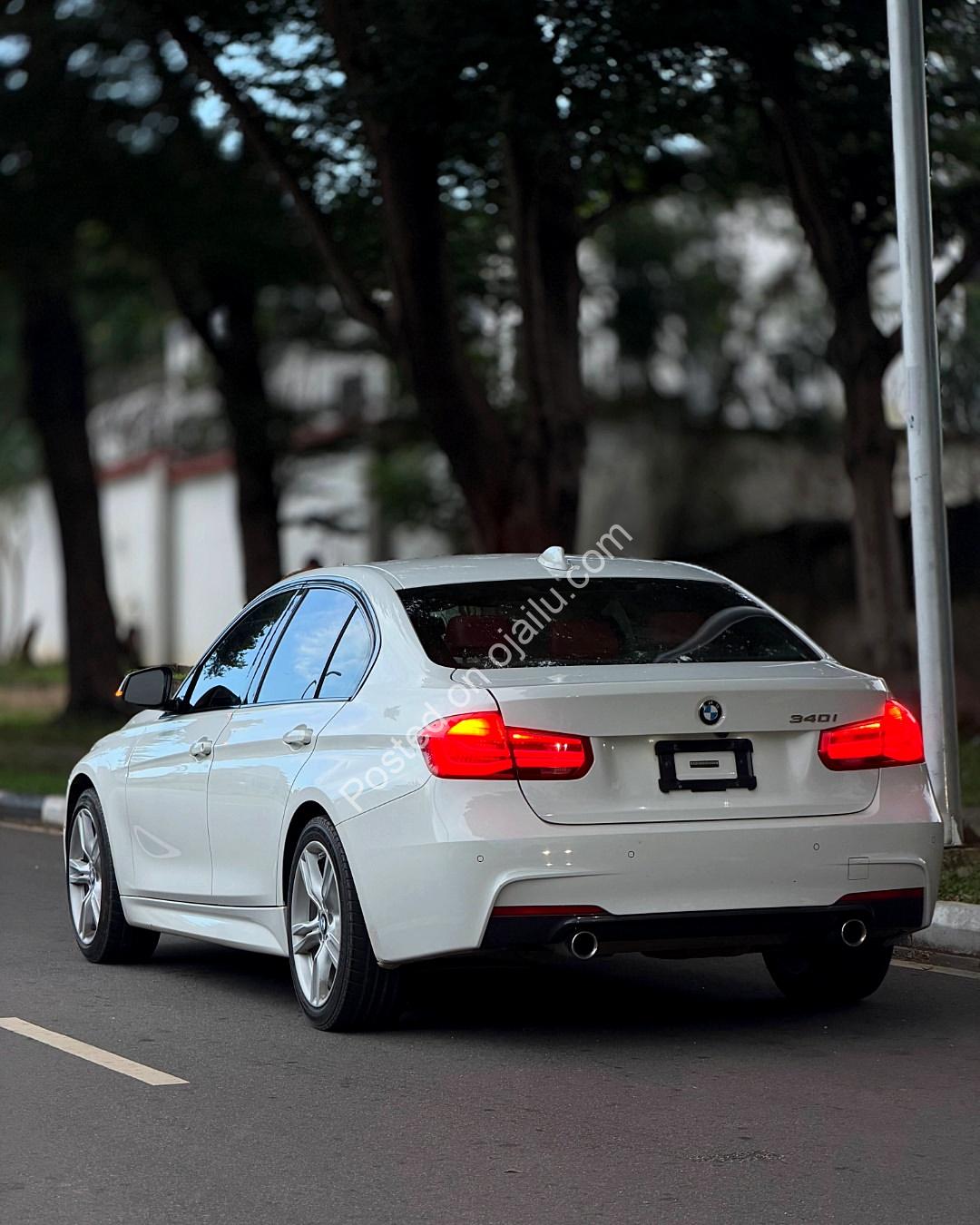 2017 BMW 340i – White on Red Leather, Only 36K Miles