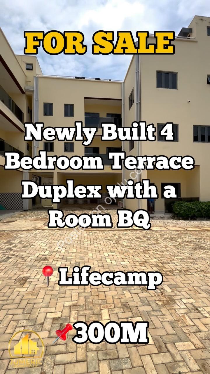 Brand-New 4-Bed Duplex with BQ in Lifecamp