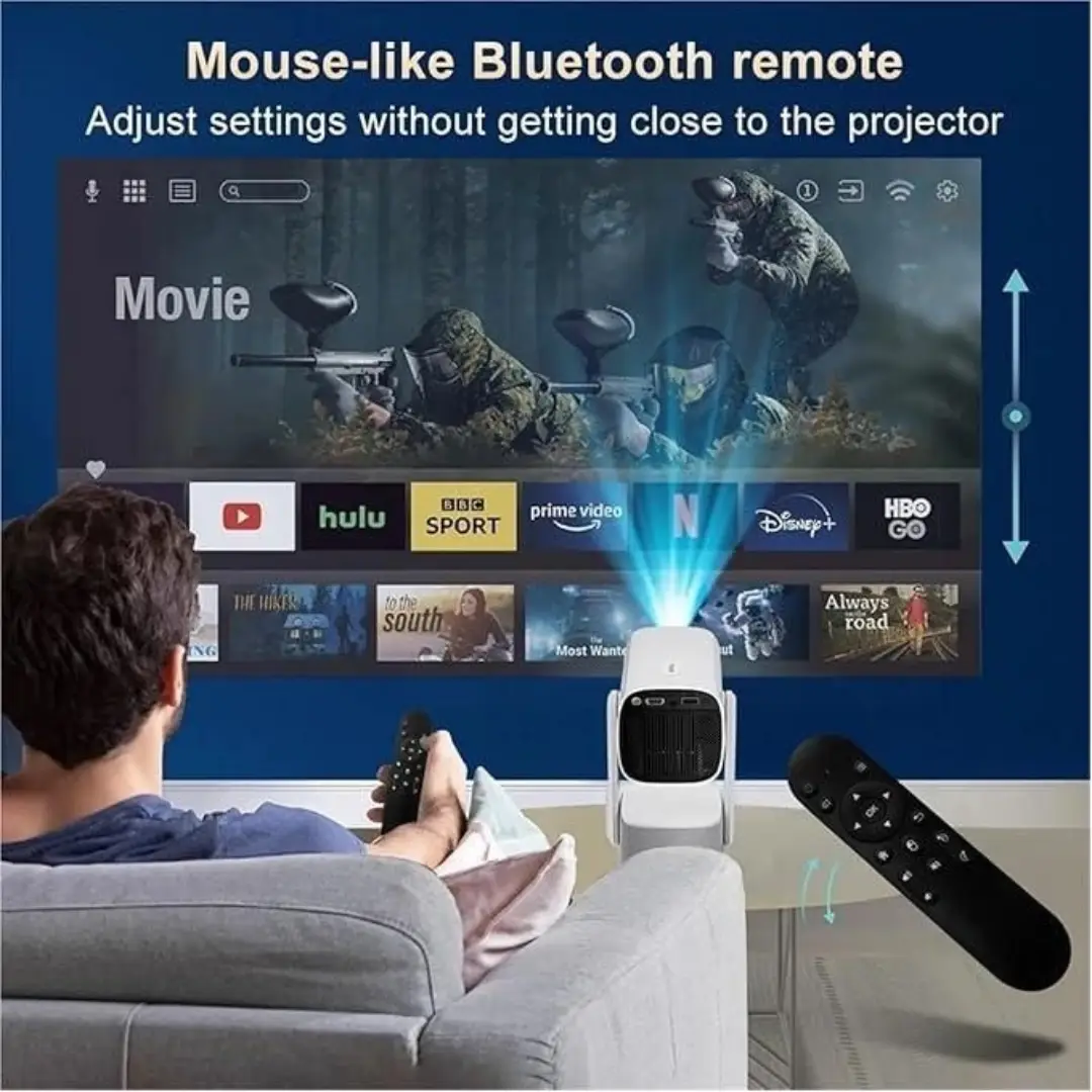 K2 PTZ Projector: 150″ Cinema, Android 11, No NEPA Wahala