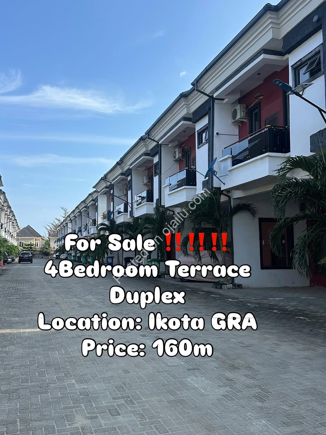 Exquisite 4-Bed Terrace Duplex in Ikota GRA
